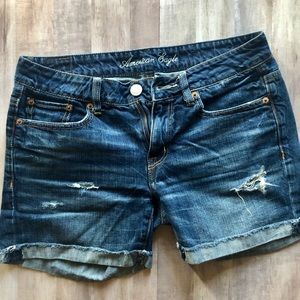 American Eagle blue jean shorts